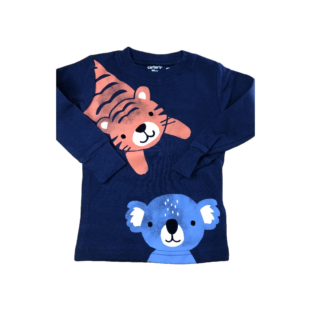 Carters Unisex Navy Blue Pajamas Size: 18 months Navy Blue