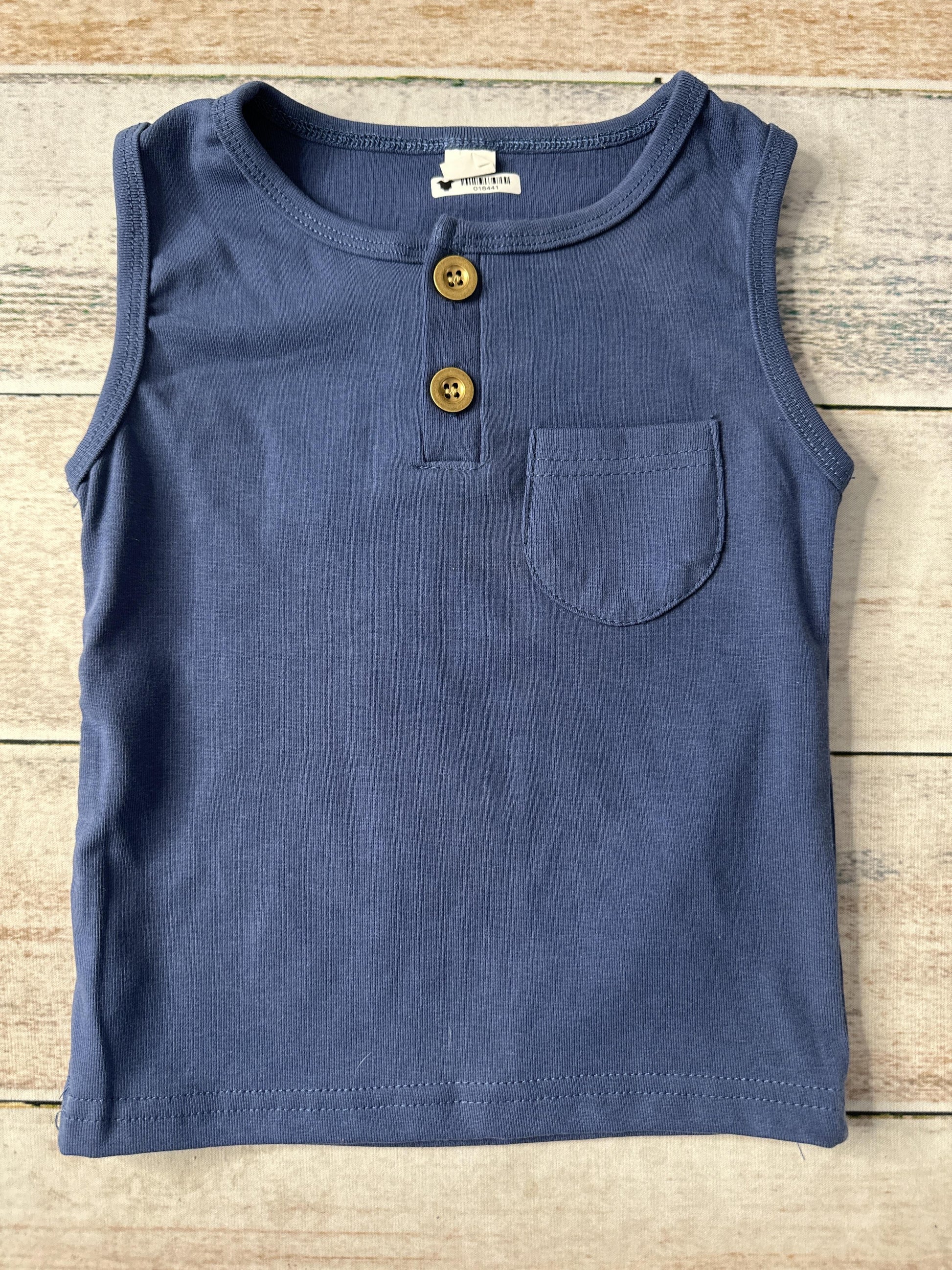 Boys Navy Blue Tank Top Size: 24 months Navy Blue