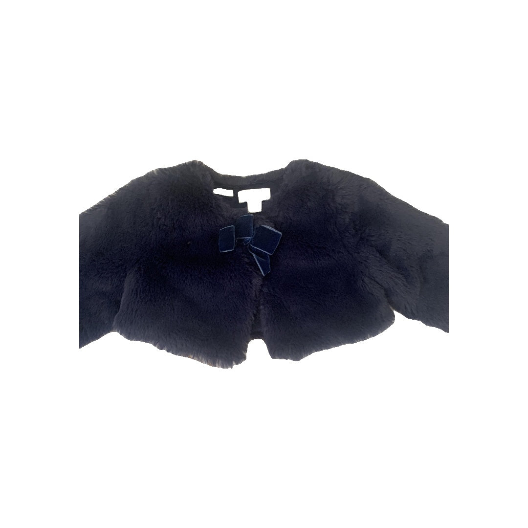 Cat & Jack Girls Navy Blue Jacket Size: 12M Navy Blue