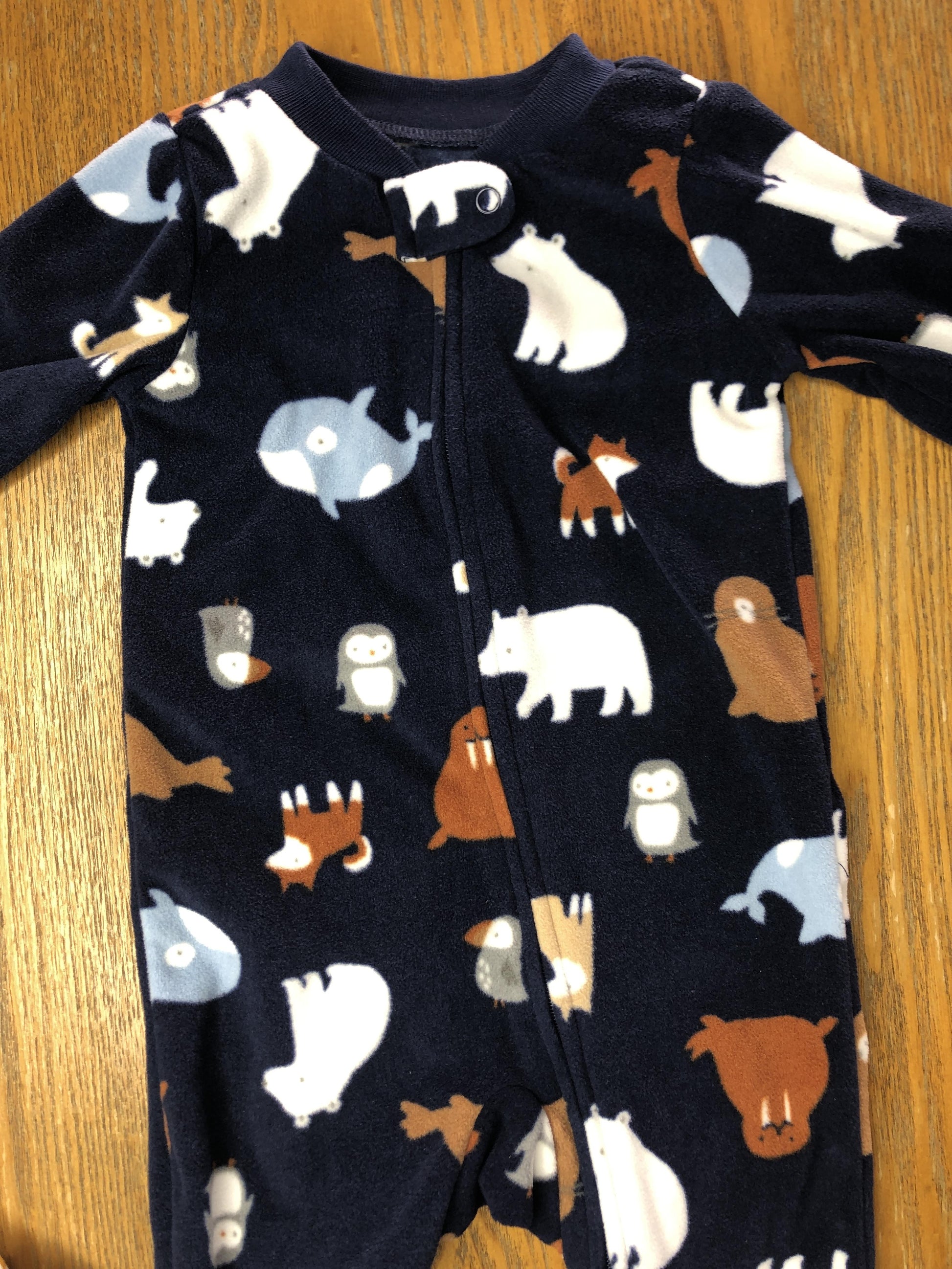 Carters Unisex Navy Blue Pajamas Size: 9 months Navy Blue
