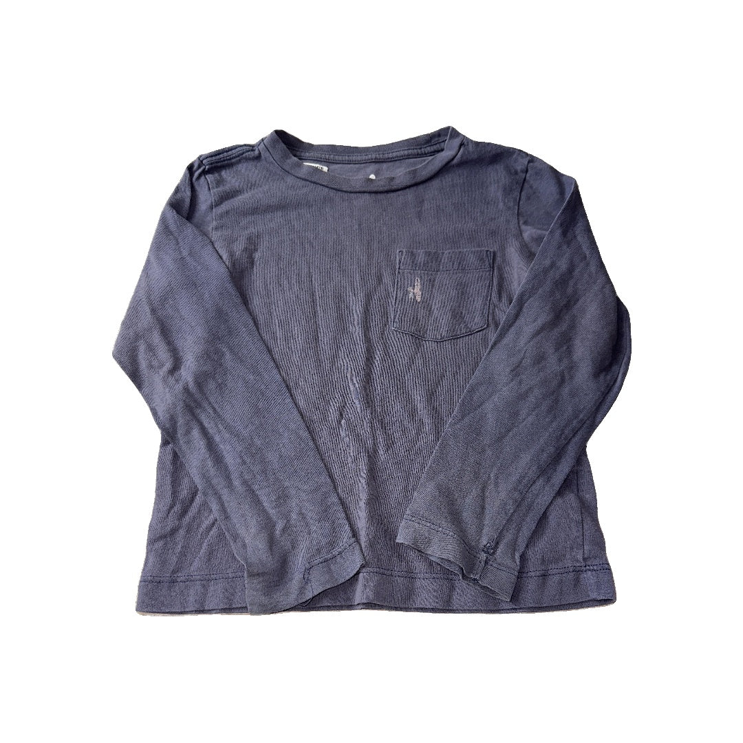 Crew Cuts Boys Navy Blue Long Sleeve T-Shirt Size: 4T Navy Blue