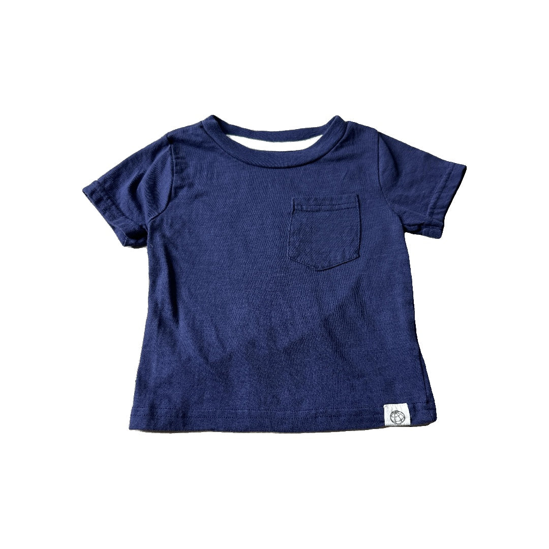 Free Planet Boys Navy Blue T-Shirt Size: 12 months Navy Blue