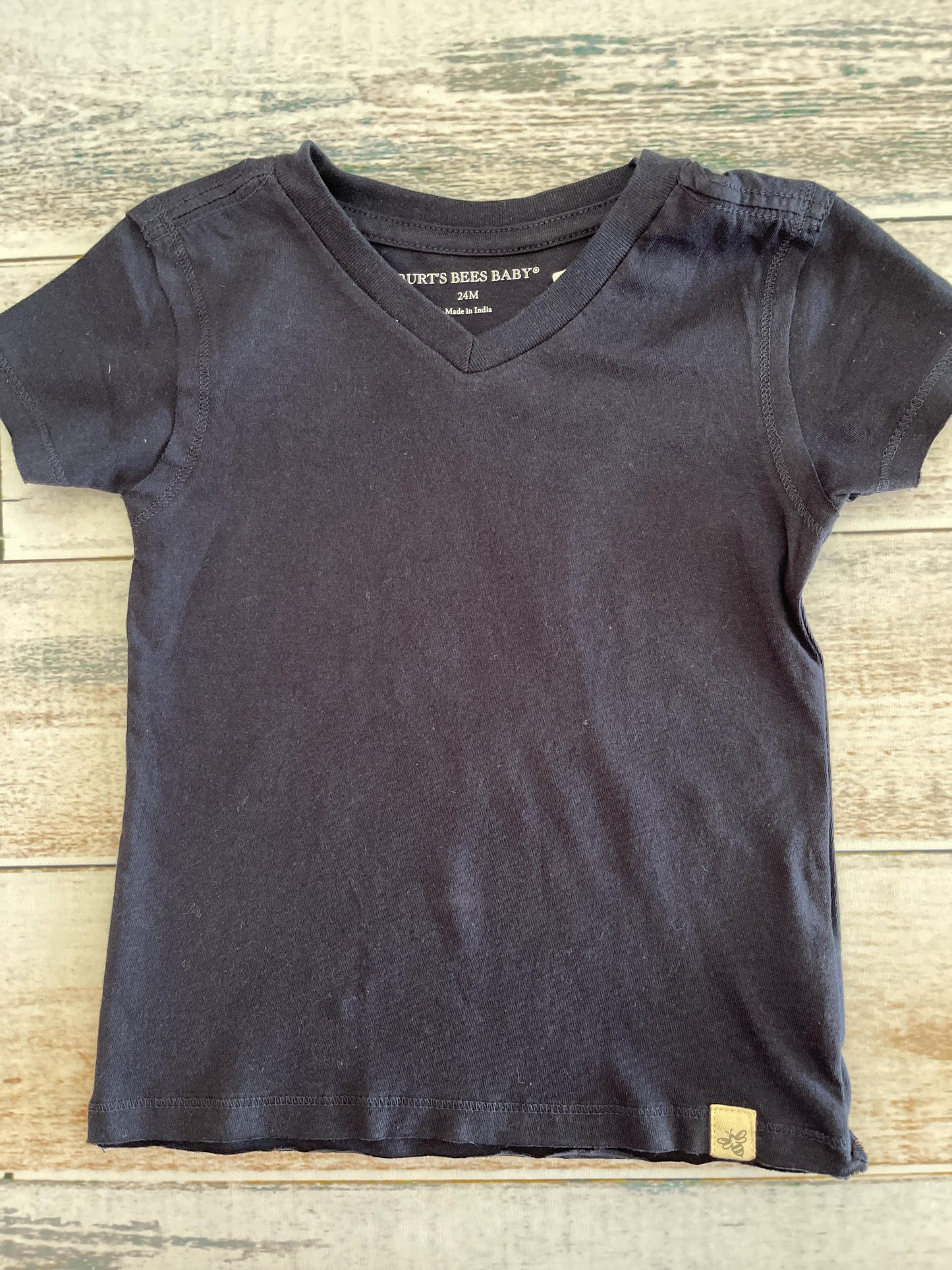 Burt's Bees Unisex Navy Blue T-Shirt Size: 24 months Navy Blue