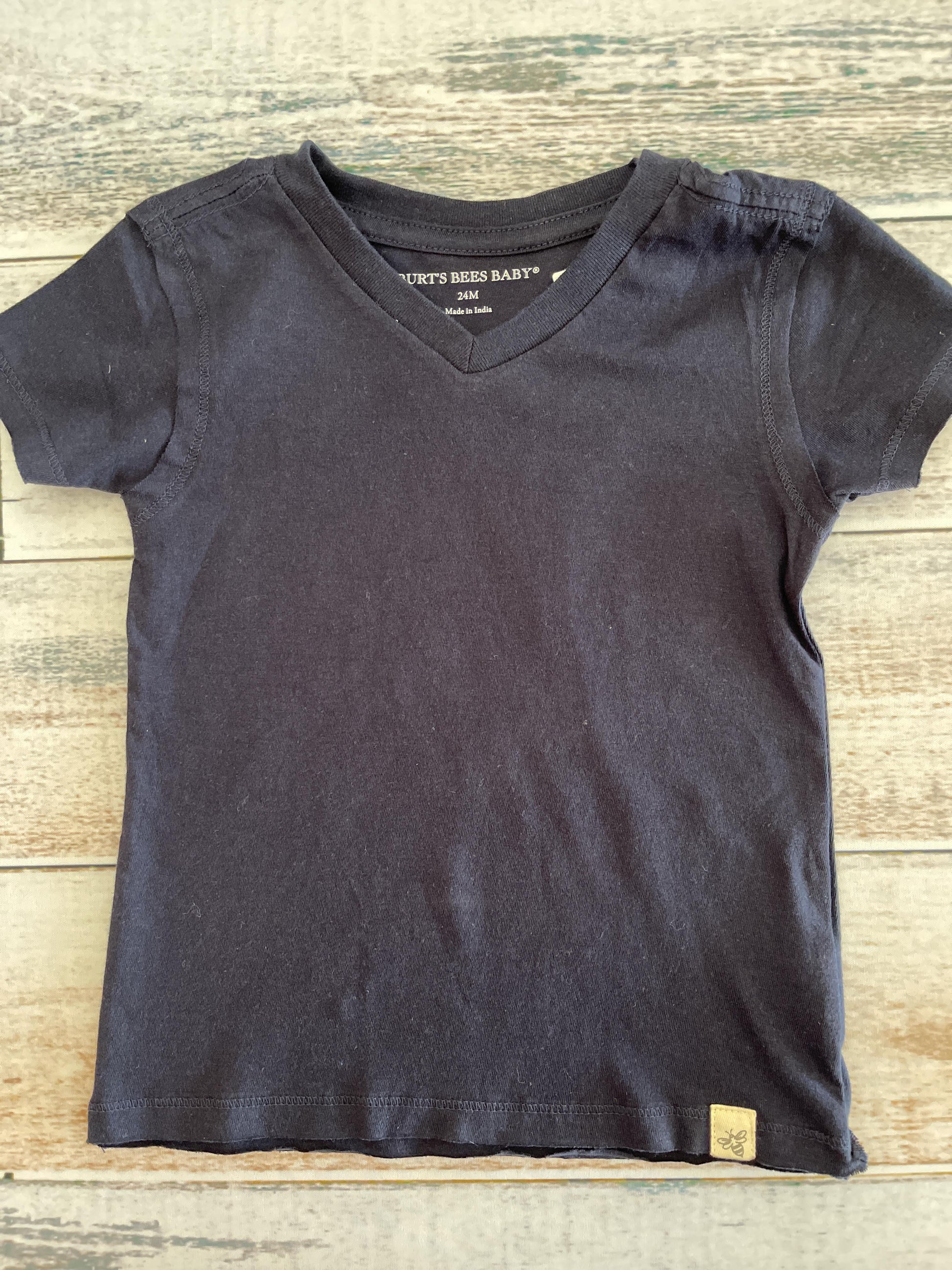 Burt's Bees Unisex Navy Blue T-Shirt Size: 24 months Navy Blue