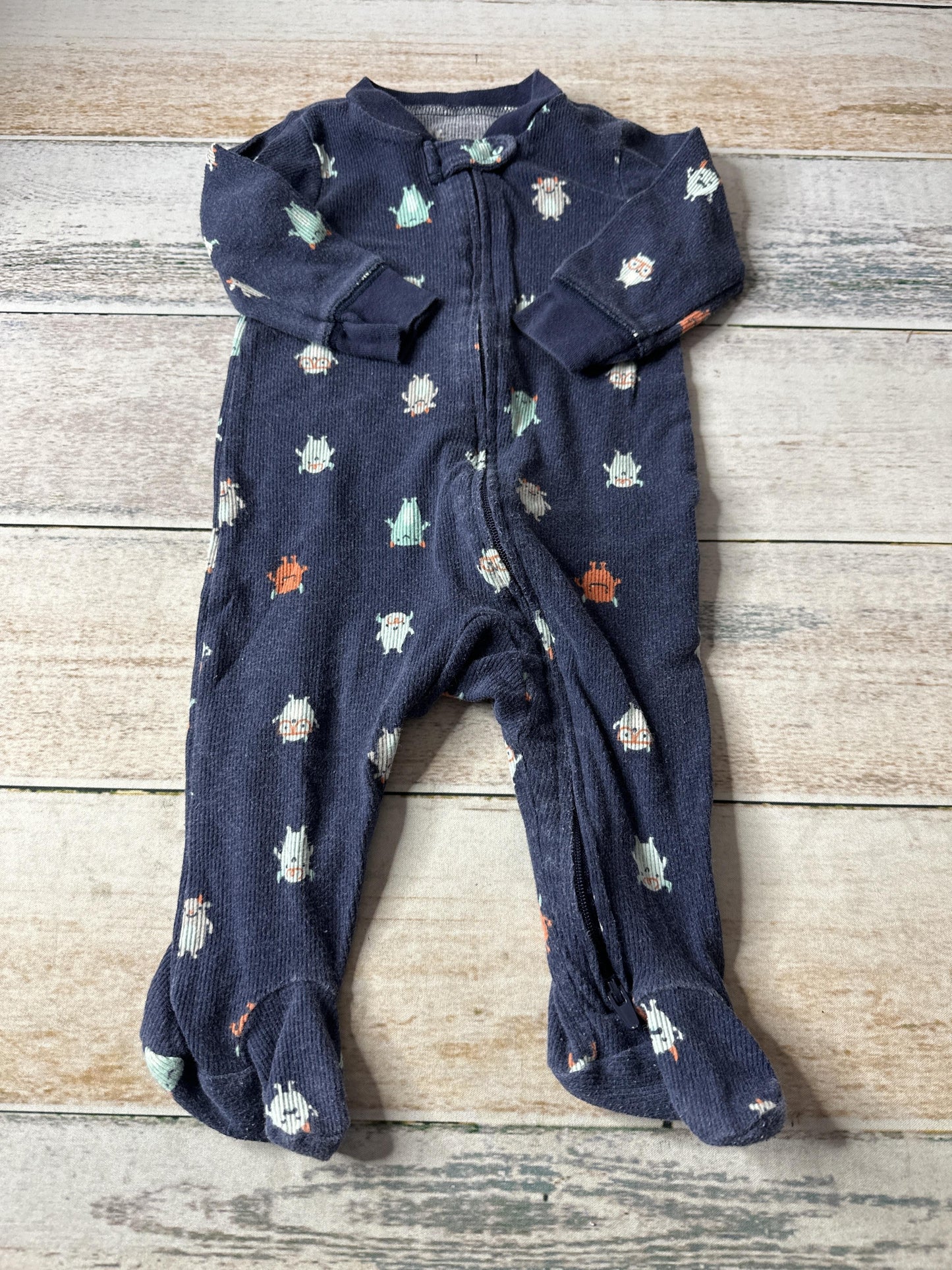 Carters Boys Navy Blue Pajamas Size: 6 months Navy Blue