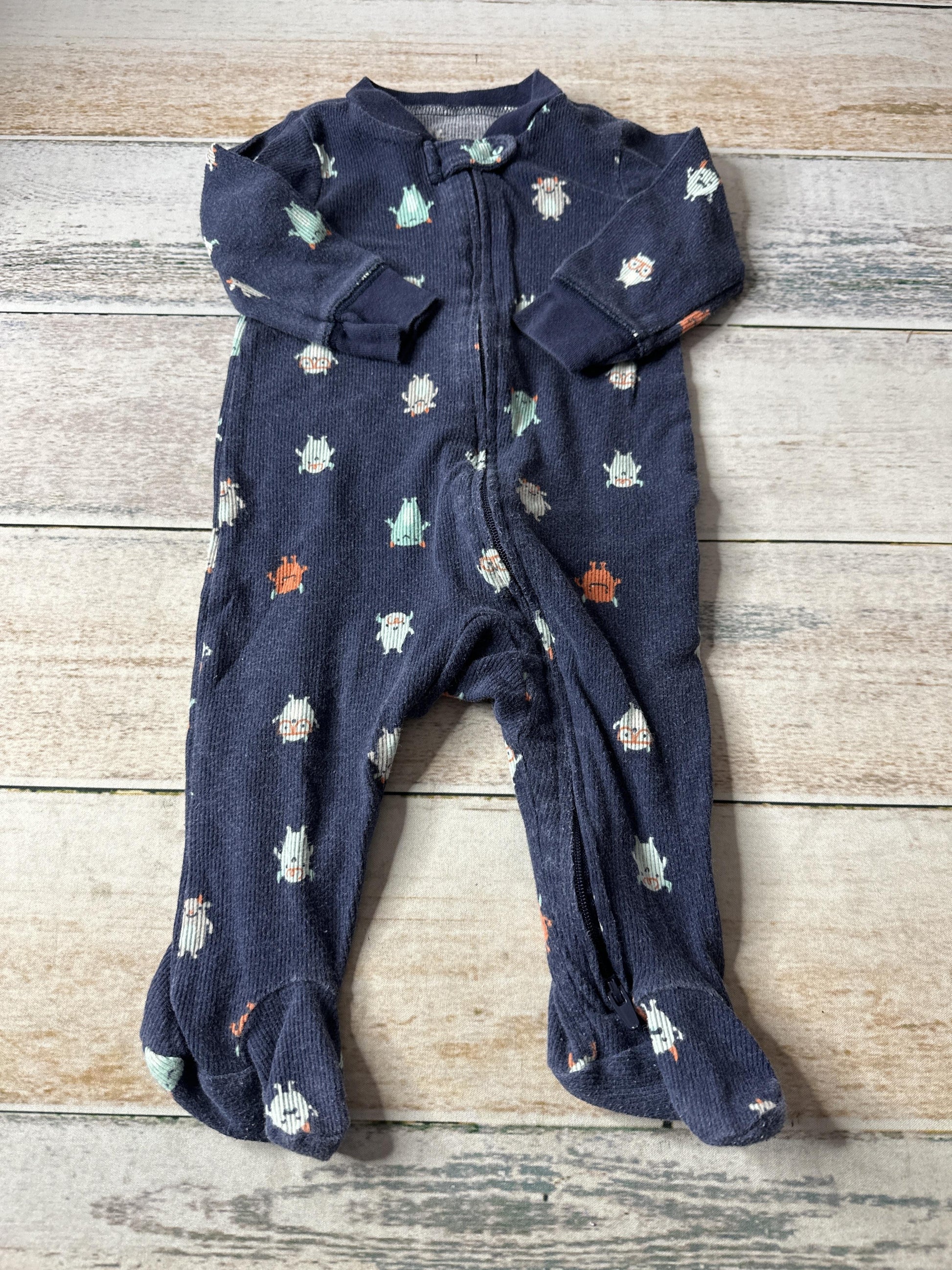 Carters Boys Navy Blue Pajamas Size: 6 months Navy Blue