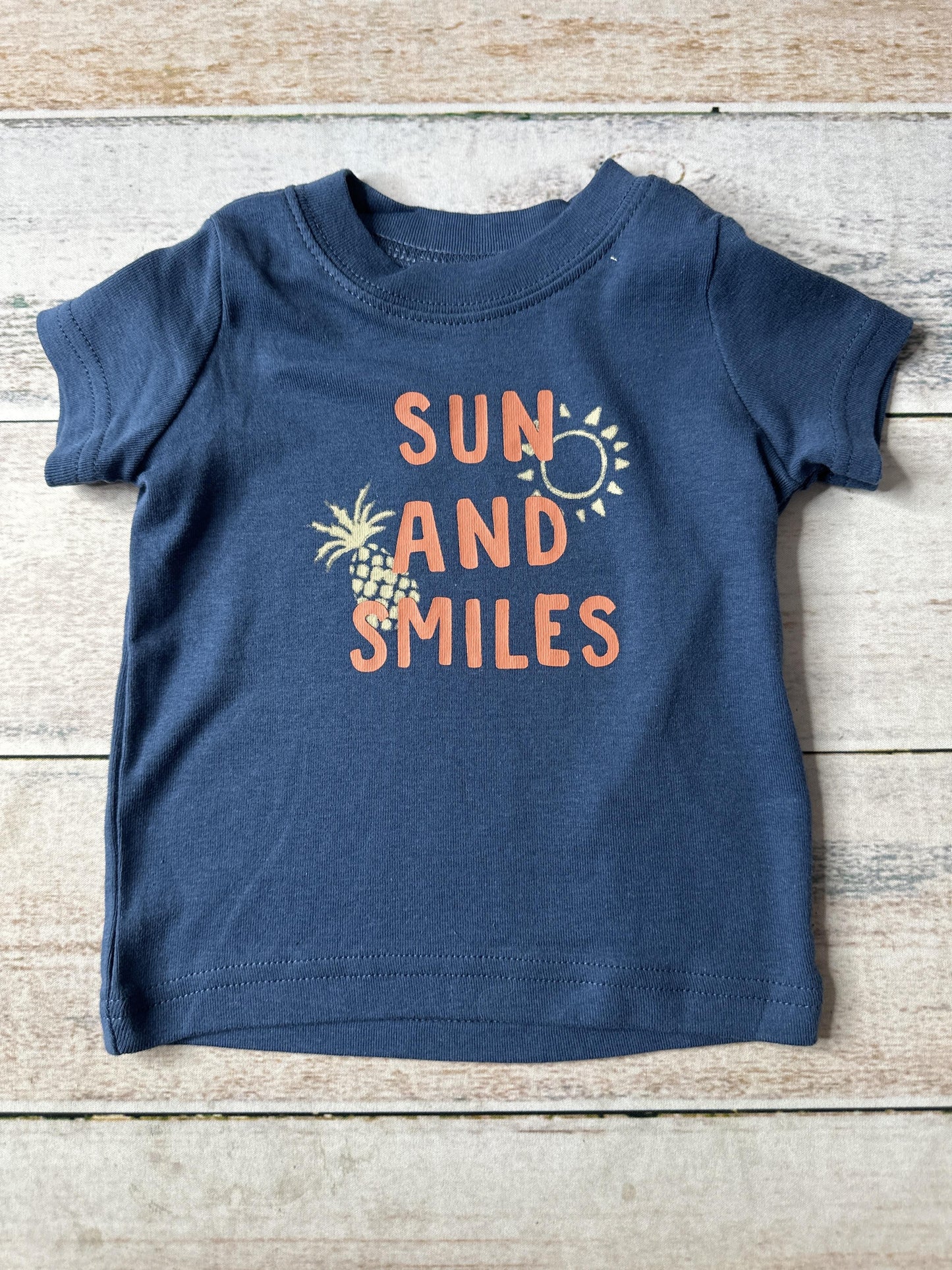 Carters Unisex Navy Blue T-Shirt Size: 6 months Navy Blue