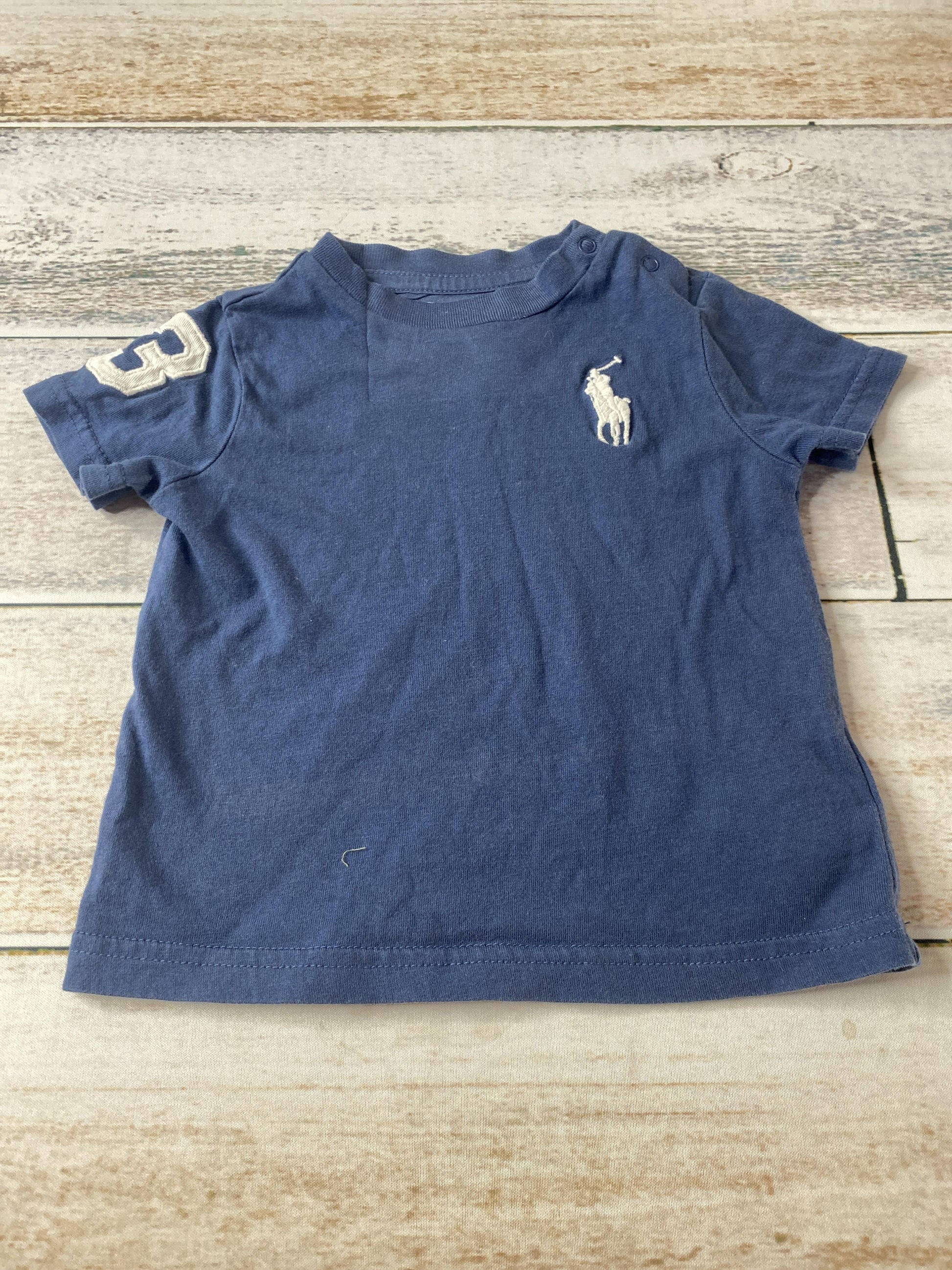 Ralph Lauren Boys Navy Blue T-Shirt Size: 6 months Navy Blue