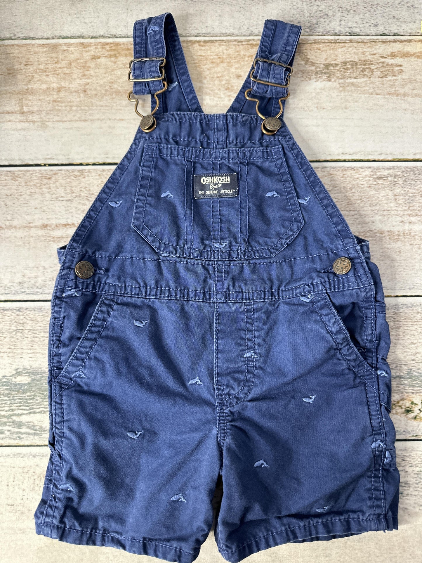 OshKosh Unisex Navy Blue Overalls Size: 12 months Navy Blue