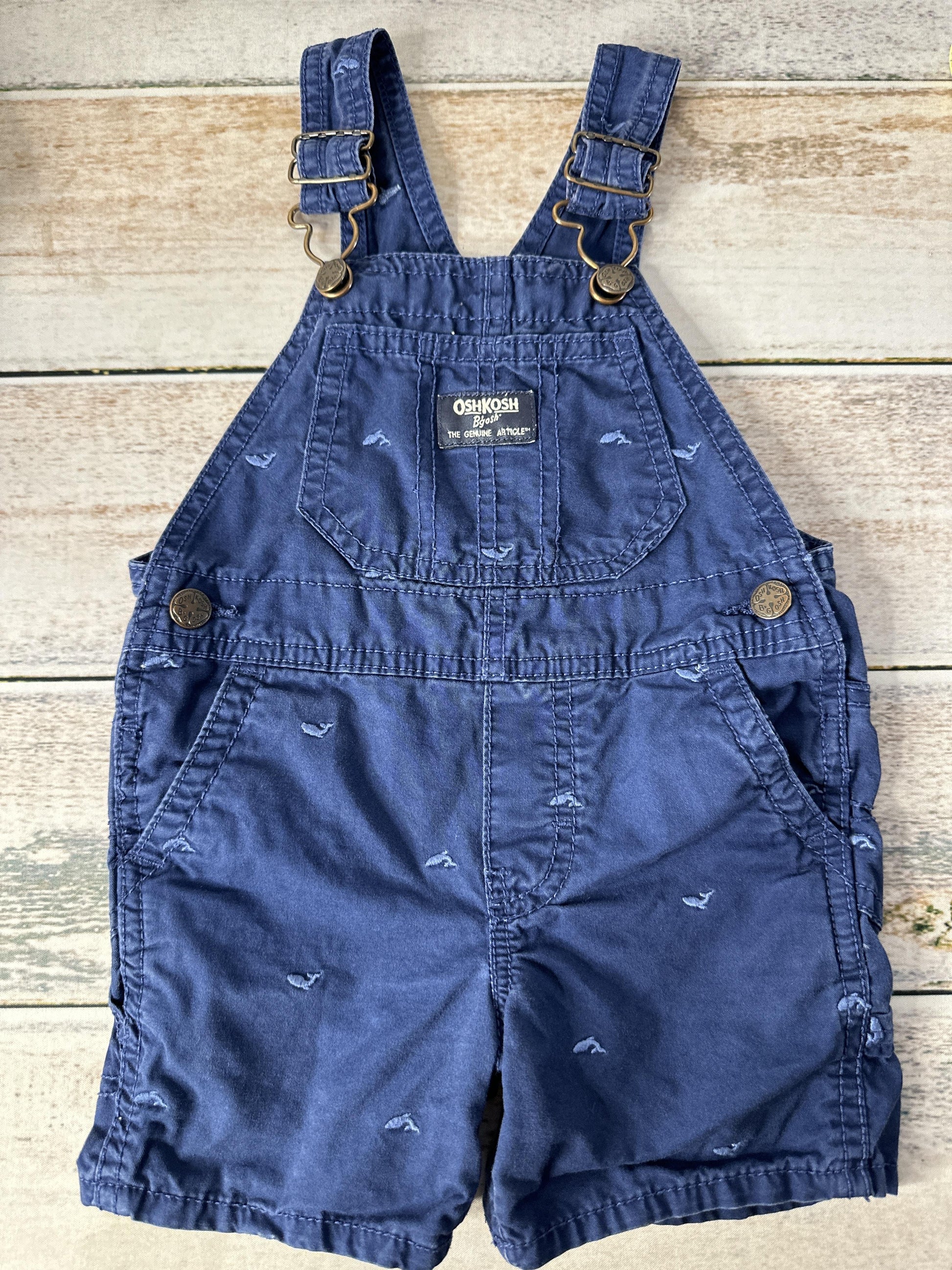 OshKosh Unisex Navy Blue Overalls Size: 12 months Navy Blue