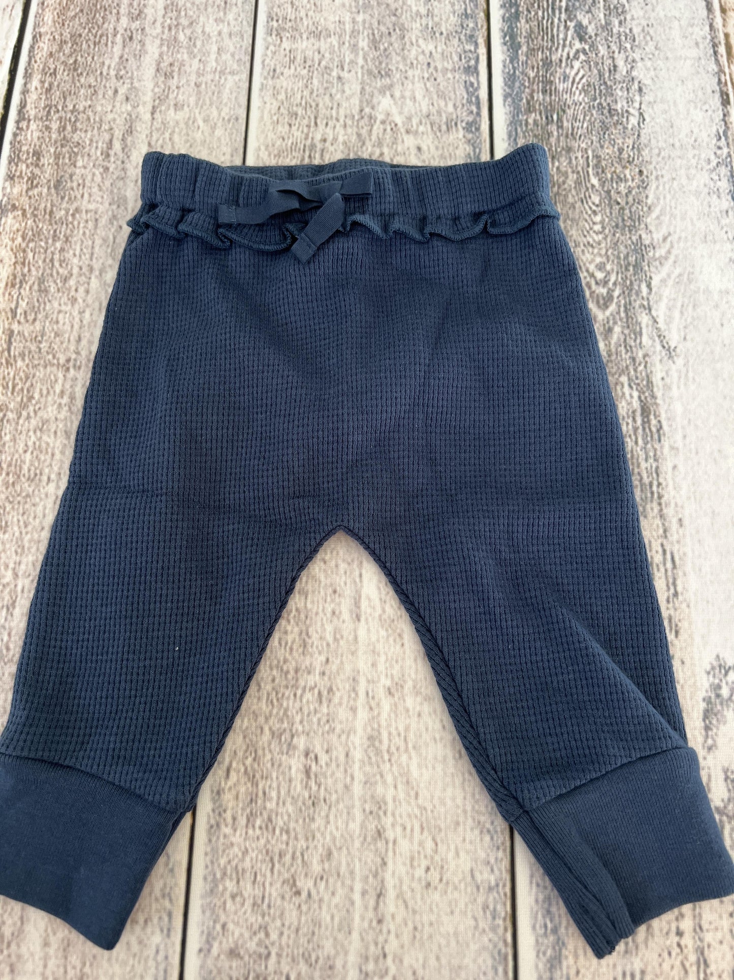 Oliver & Rain Girls Navy Blue Pants Size: 6 months Navy Blue