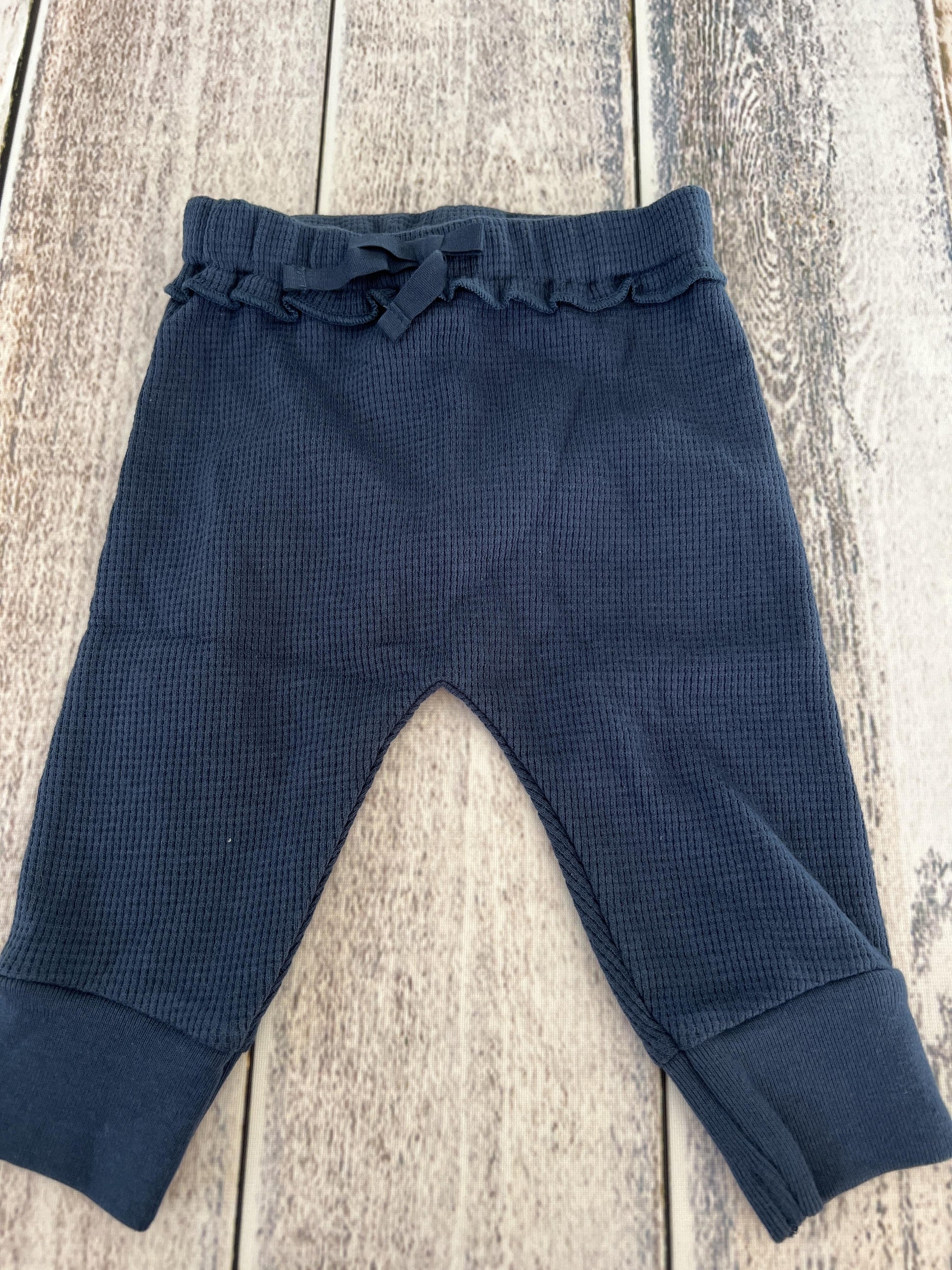 Oliver & Rain Girls Navy Blue Pants Size: 6 months Navy Blue