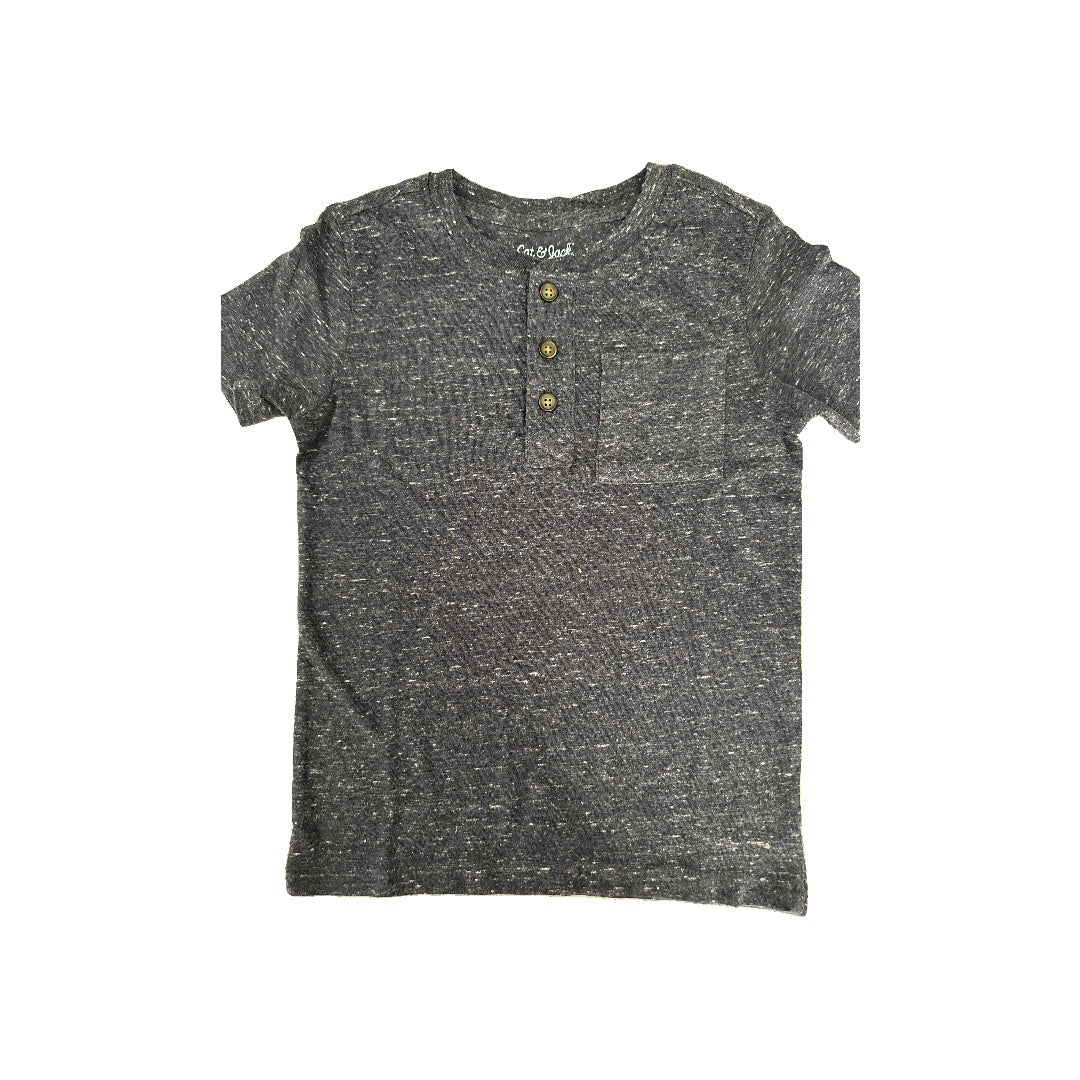 Cat & Jack Unisex Navy Blue T-Shirt Size: 4T Navy Blue