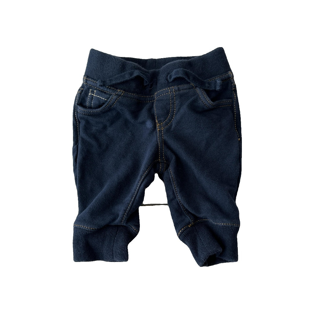 Gap Unisex Navy Blue Pants Size: 0-3 months Navy Blue