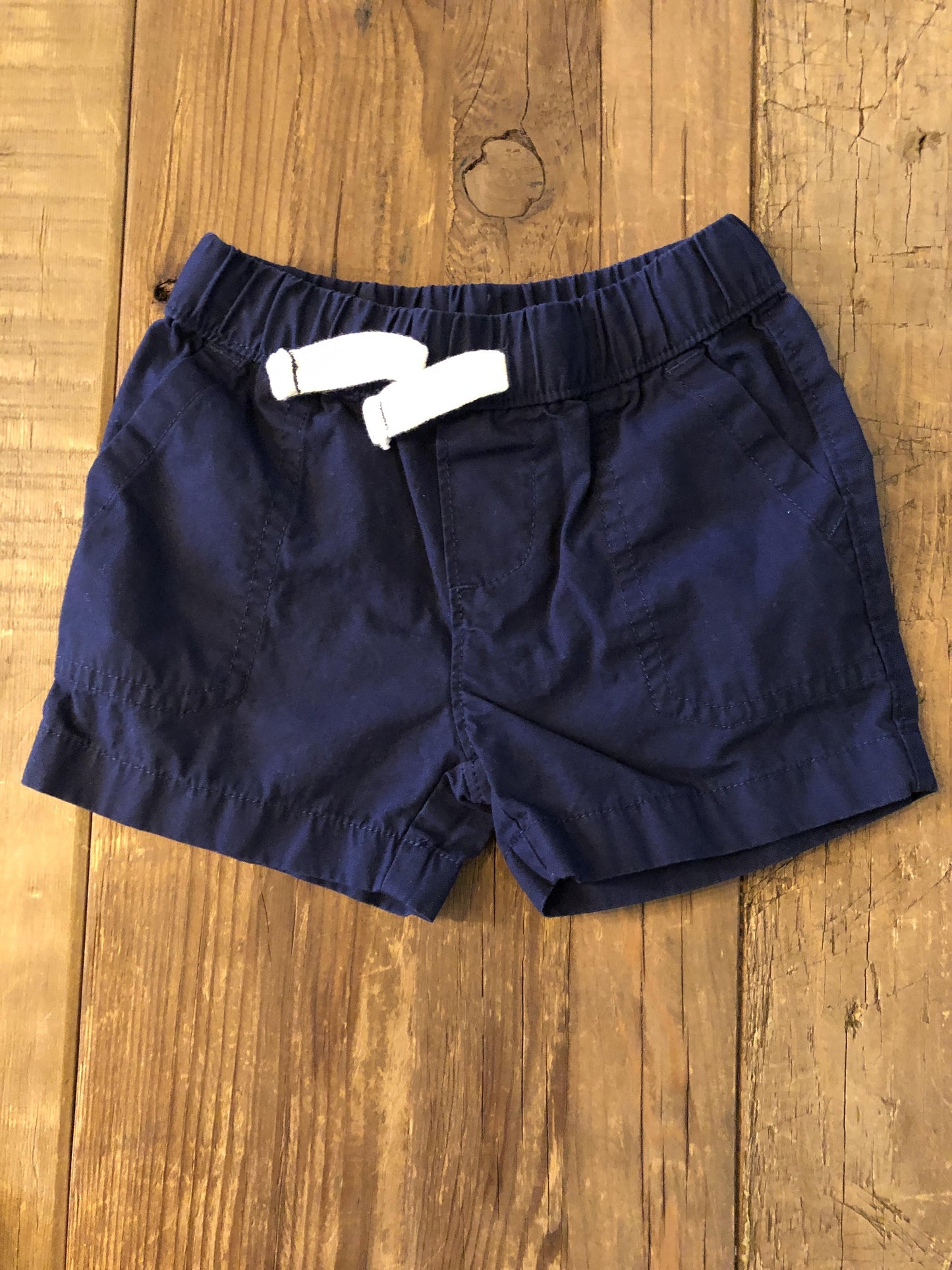 Carters Boys Navy Blue Shorts Size: 6 months Navy Blue