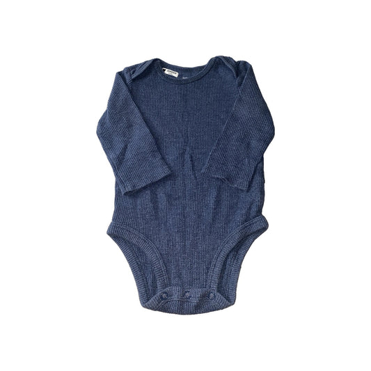 Carters Boys Navy Blue Onesie Size: 9 months Navy Blue