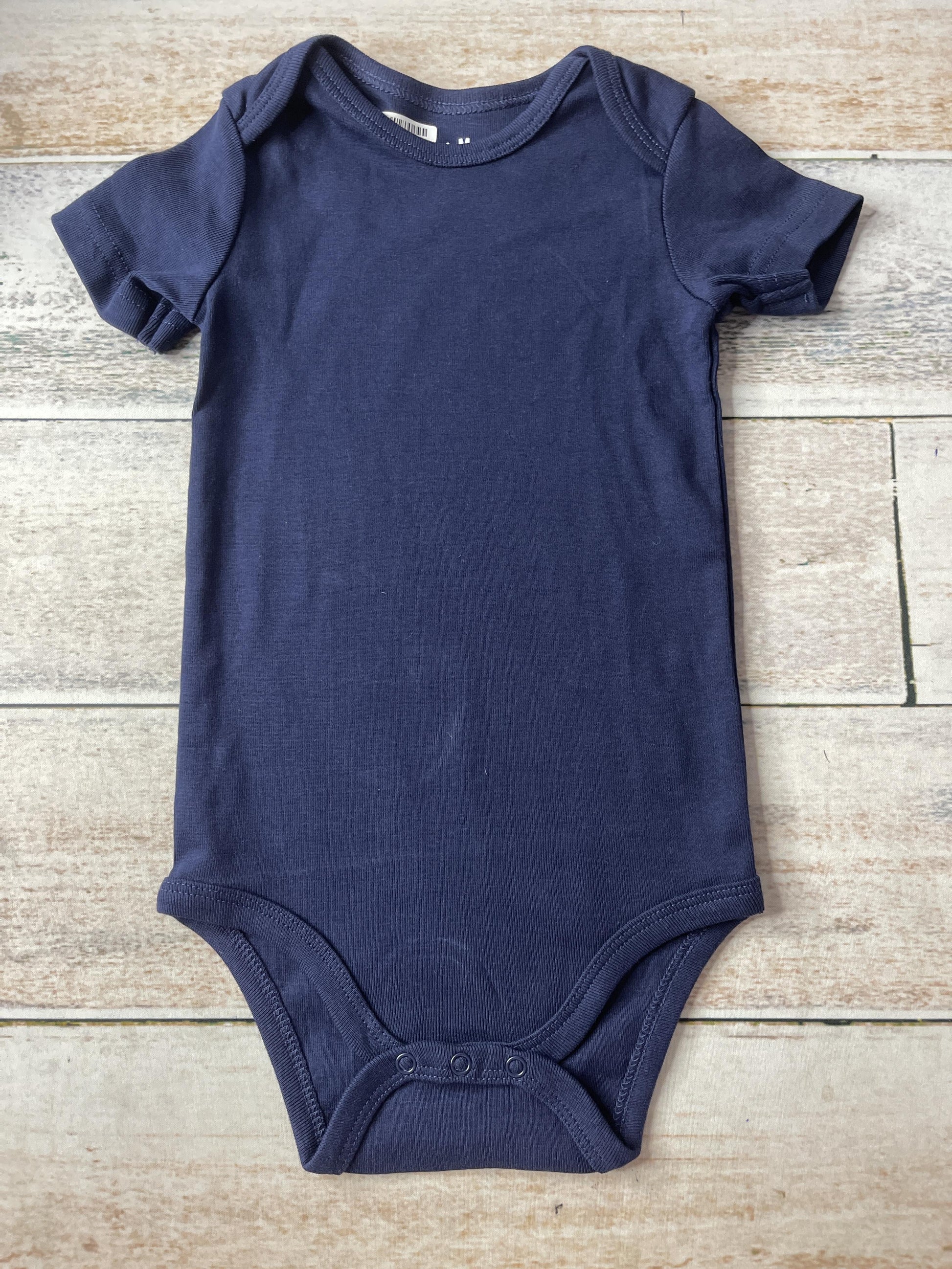 Primary Unisex Navy Blue Onesie Size: 18 months Navy Blue