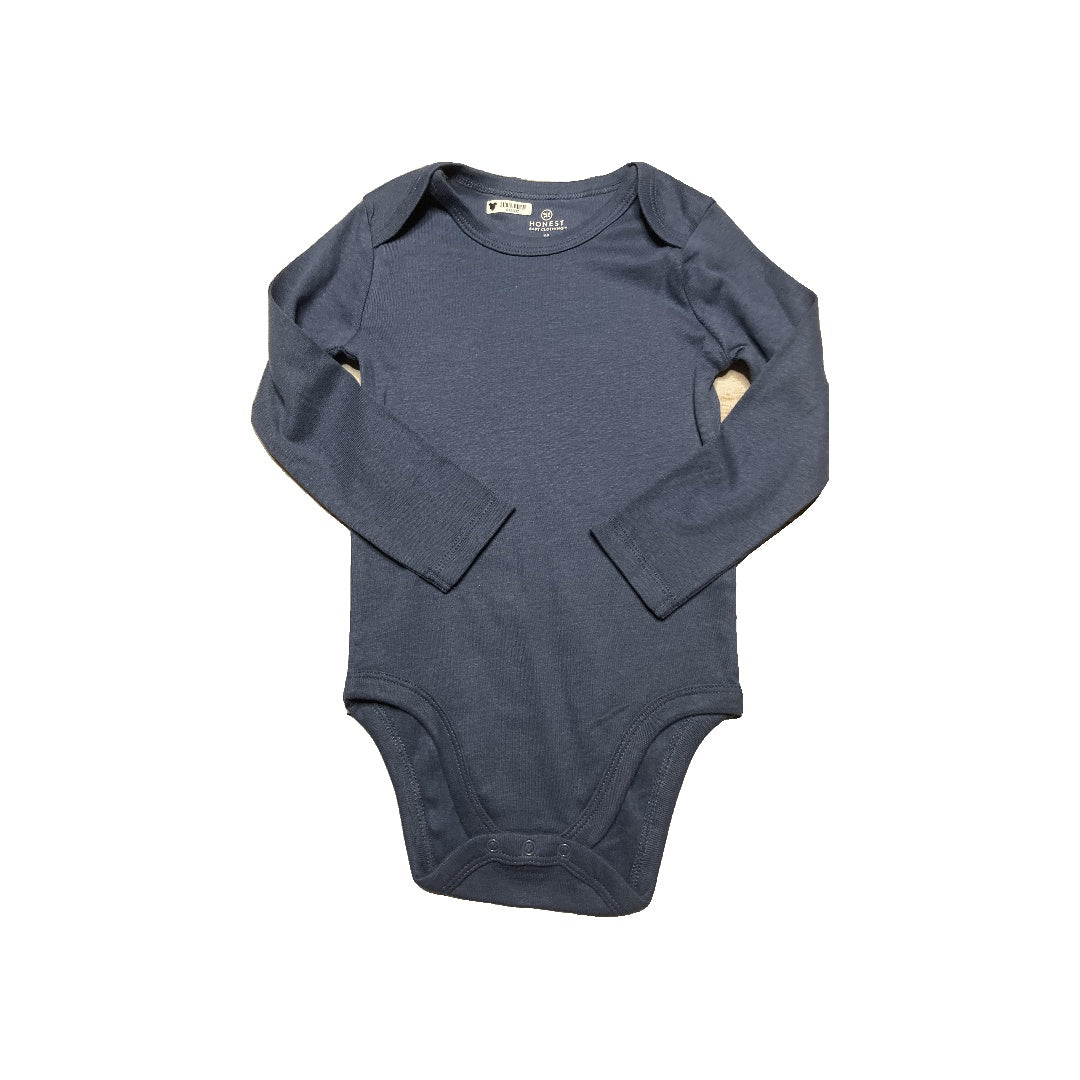 Honest Co Unisex Navy Blue Onesie Size: 18 months Navy Blue