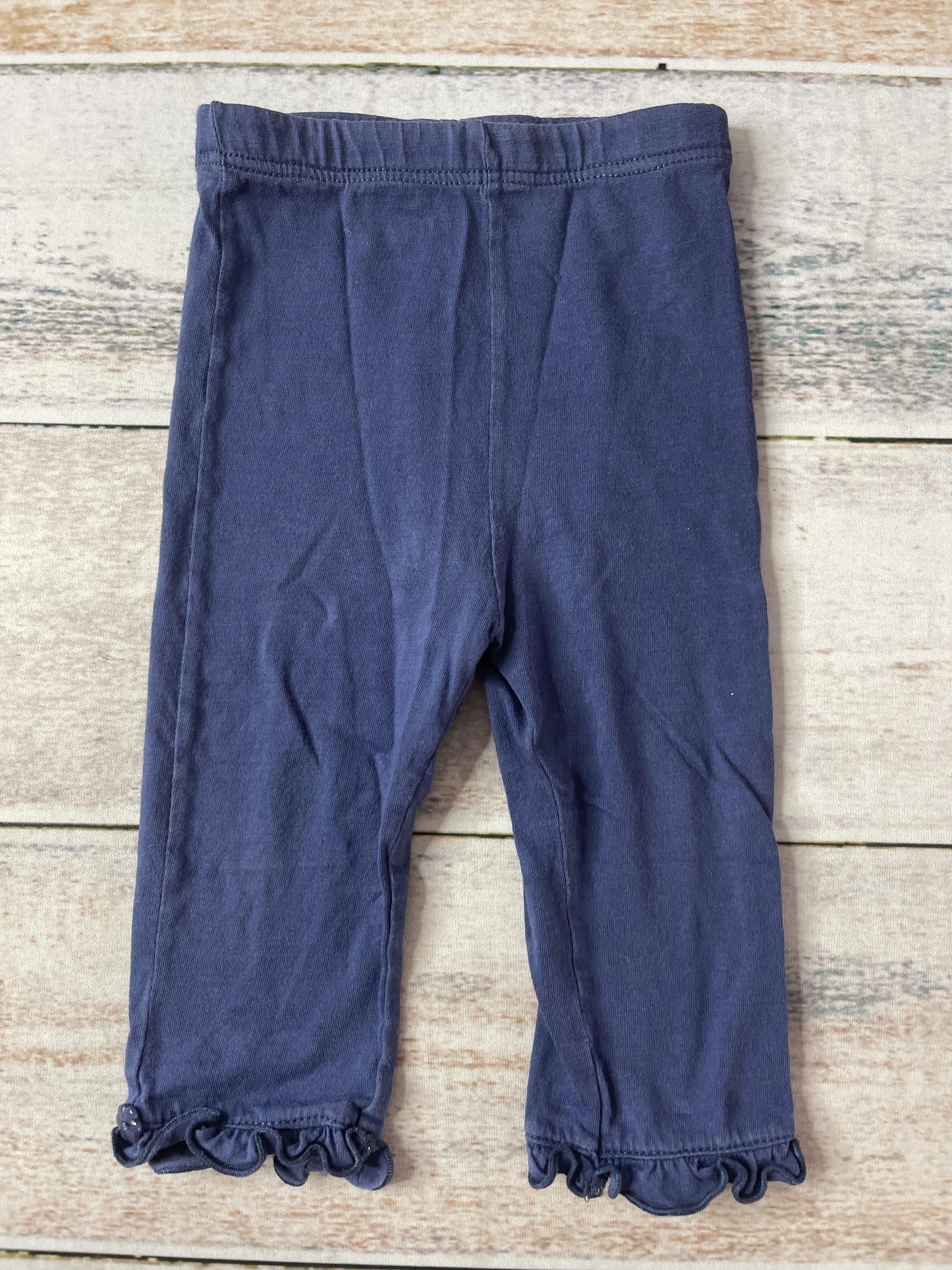 Feather Baby Girls Navy Blue Pants Size: 3-6 months Navy Blue