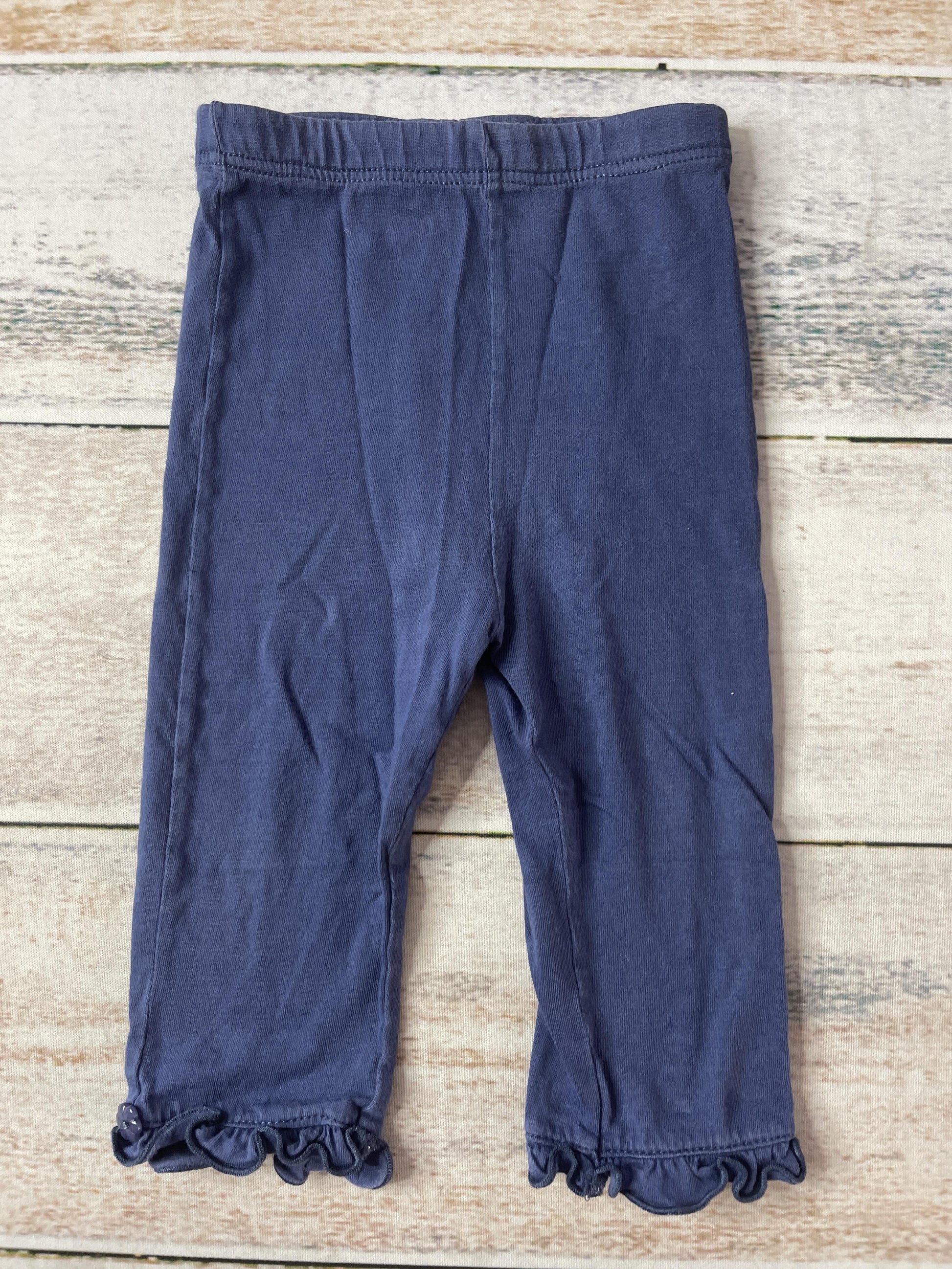 Feather Baby Girls Navy Blue Pants Size: 3-6 months Navy Blue