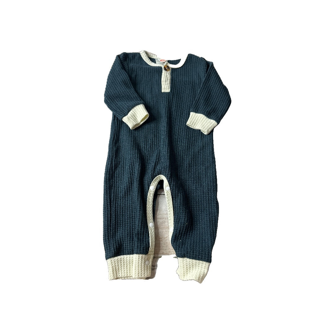 Mama Siesta Boys Navy Blue Long Sleeve Outfit Size: 12-18 months Navy Blue