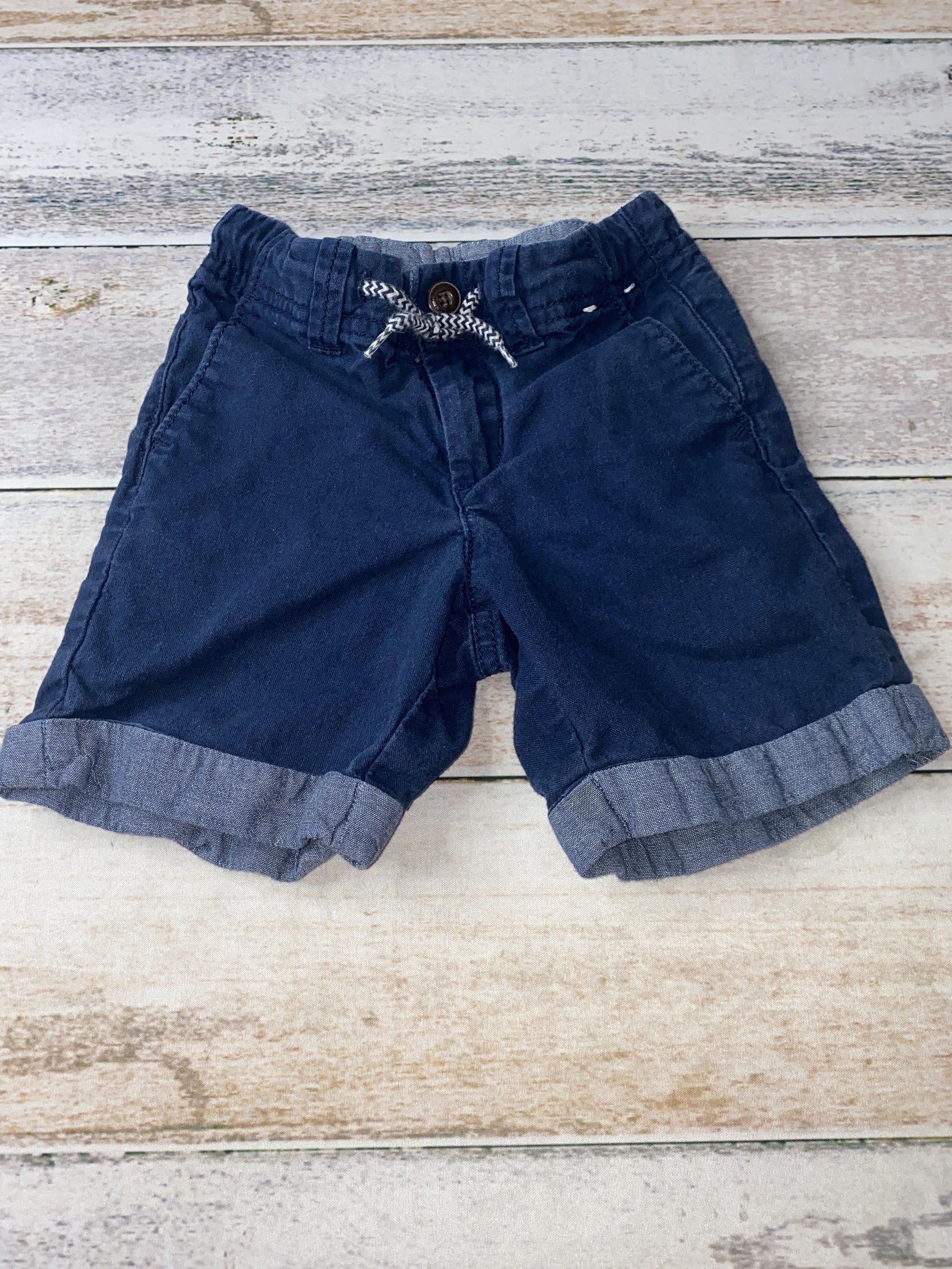 Gymboree Boys Navy Blue Shorts Size: 18-24 months Navy Blue