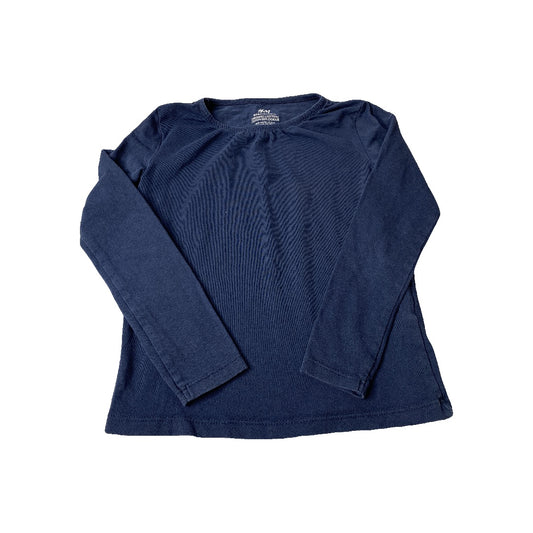 H&M Girls Navy Blue Long Sleeve T-Shirt Size: 4-6 Years Navy Blue