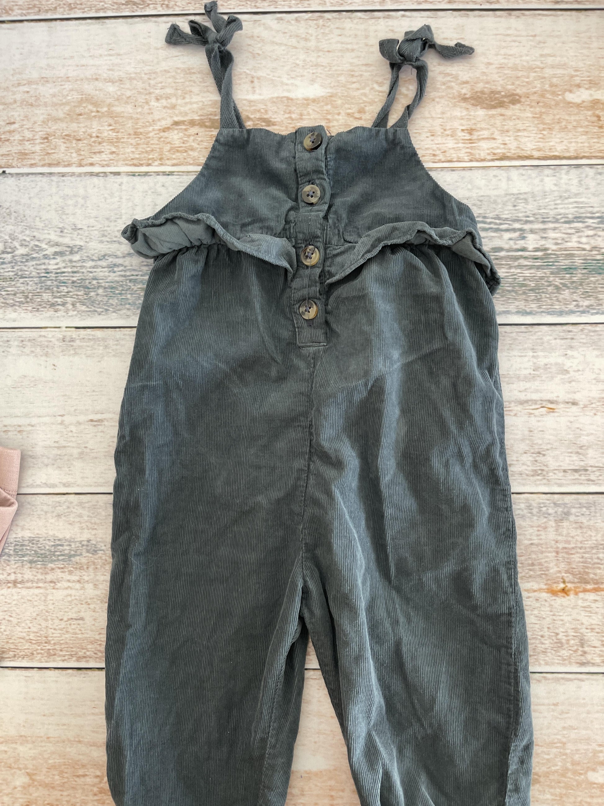 Zara Girls Navy Blue Romper Size: 12-18 months Navy Blue