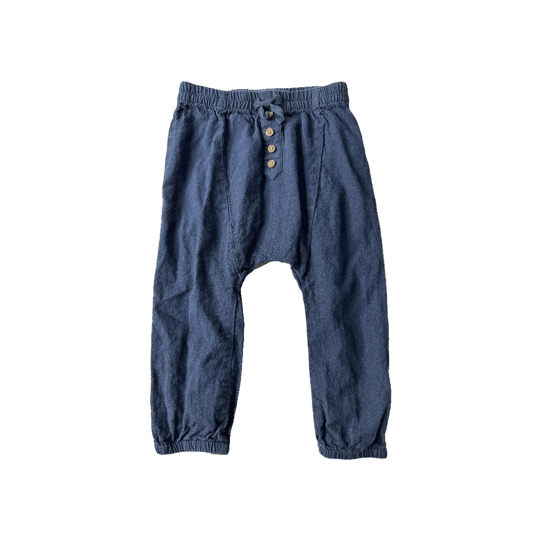 Oliver & Rain Unisex Navy Blue Pants Size: 18-24 months Navy Blue