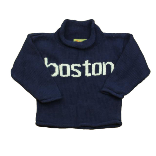 Claver Unisex Navy Boston Sweater Size: 2T