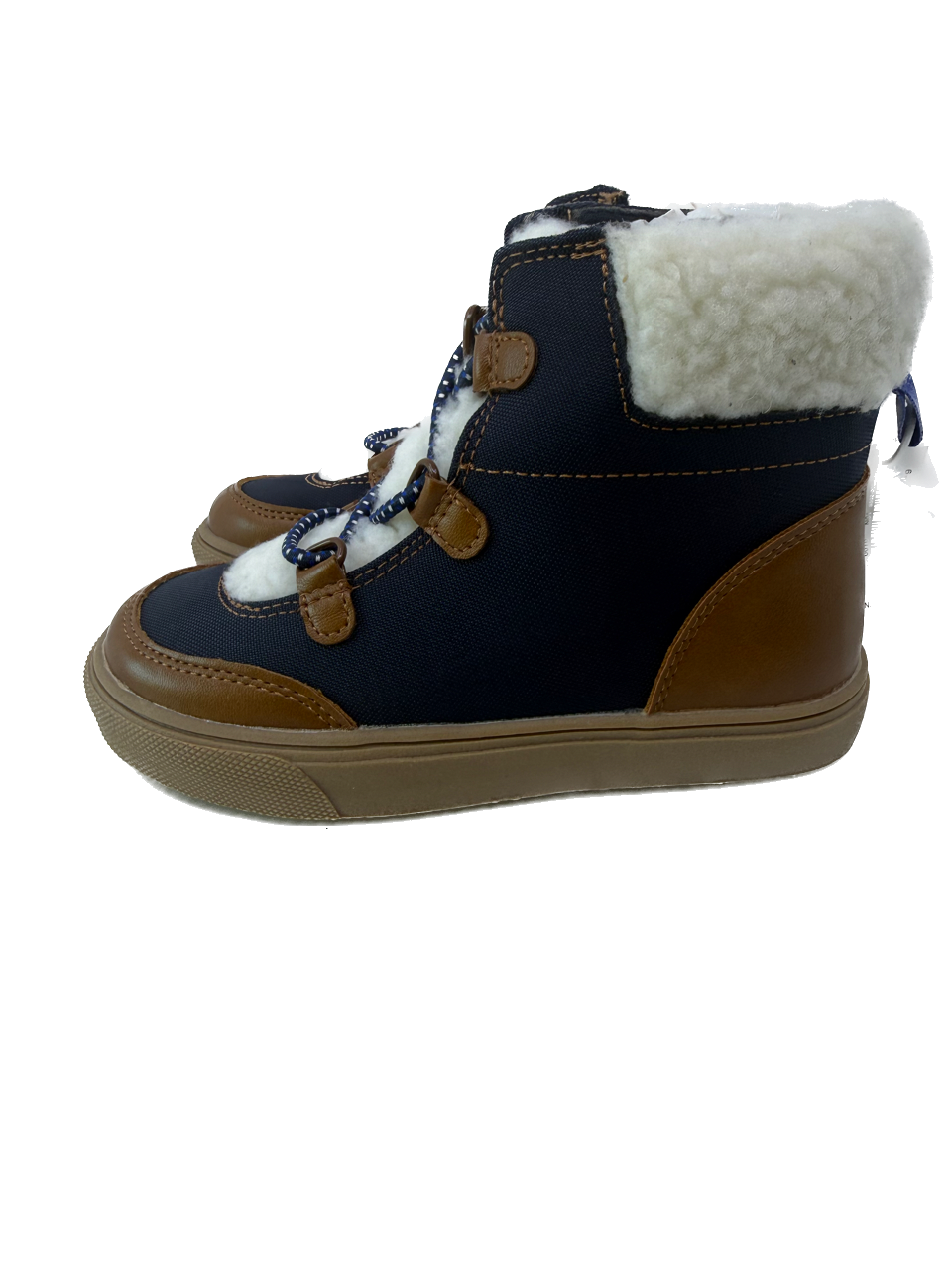 Old Navy Boys Navy | Brown Boots Size: Little Kid 10 Navy | Brown