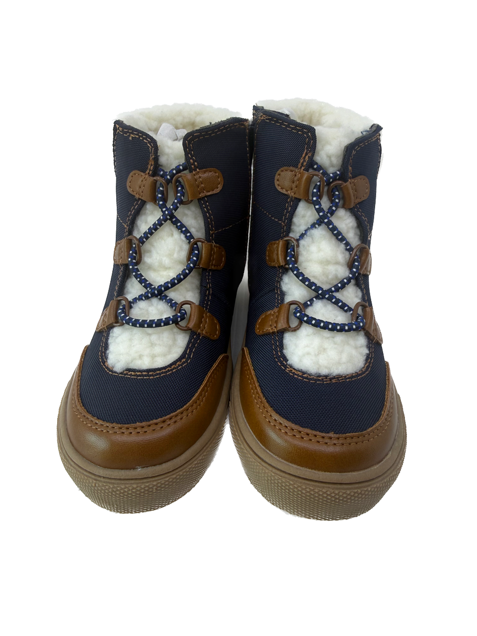 Old Navy Boys Navy | Brown Boots Size: Little Kid 10 Navy | Brown
