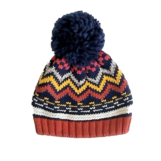 Hanna Andersson Boys Navy | Brown Winter Hat Size: 2-3T Navy | Brown