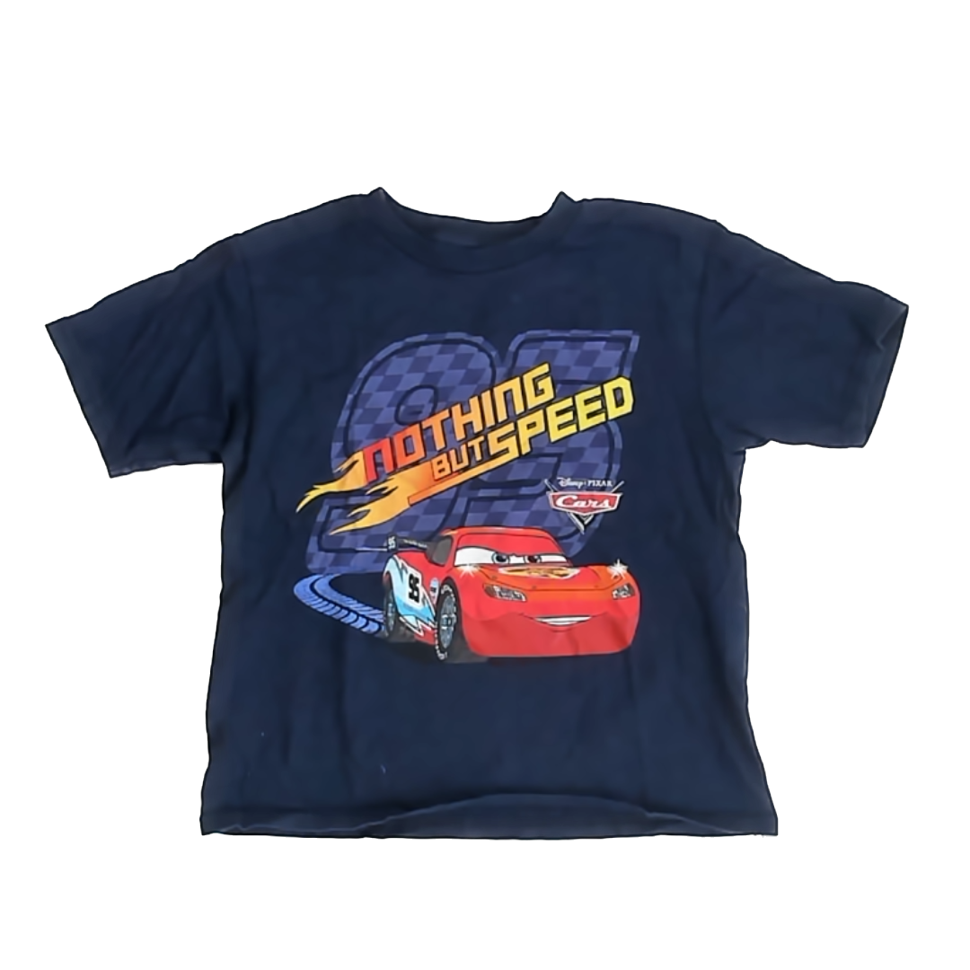 Disney Boys Navy "Cars" T-Shirt Size: 5T Navy "Cars"