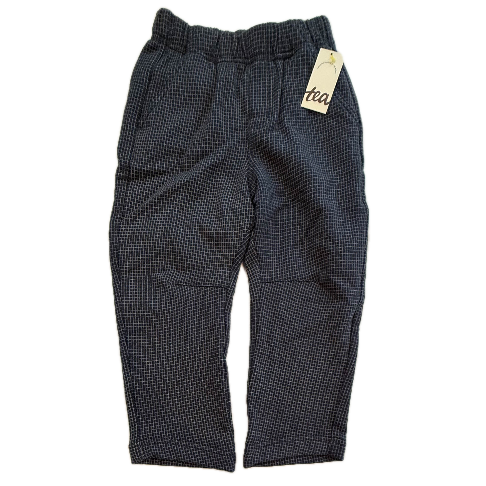 Tea Collection Boys Navy Check Pants Size: 5T Navy Check