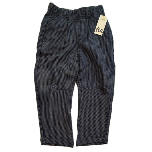 Tea Collection Boys Navy Check Pants Size: 5T Navy Check