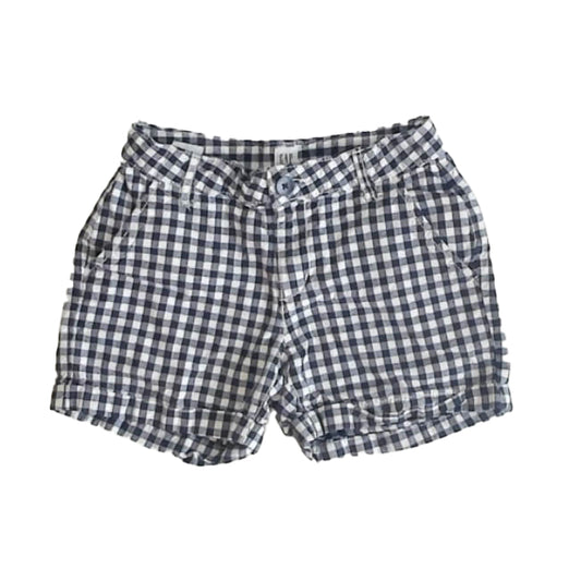 Gap Girls Navy Check Shorts Size: 8 Years Navy Check