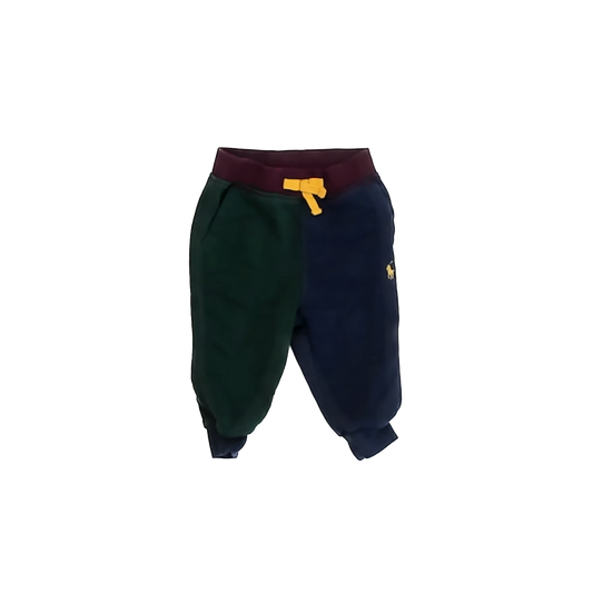 Ralph Lauren Boys Navy Colorblock Casual Pants Size: 9 Months Navy Colorblock