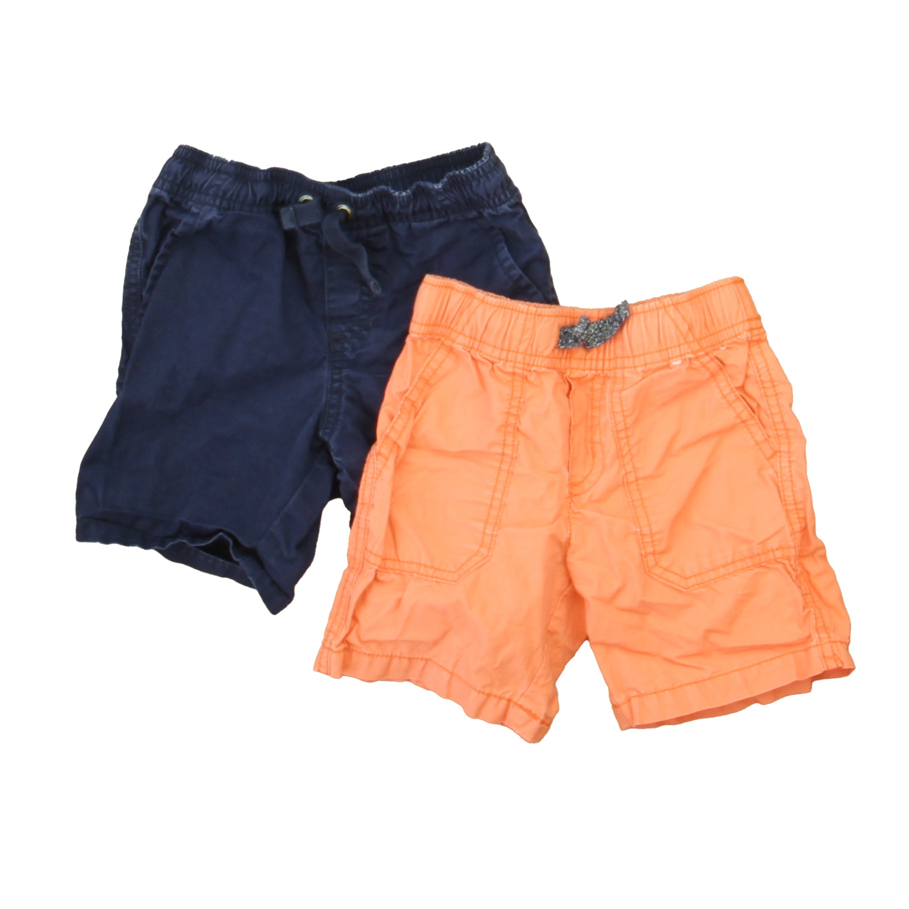 Gymboree Boys Navy | Coral Shorts Size: 18-24 Months Navy | Coral