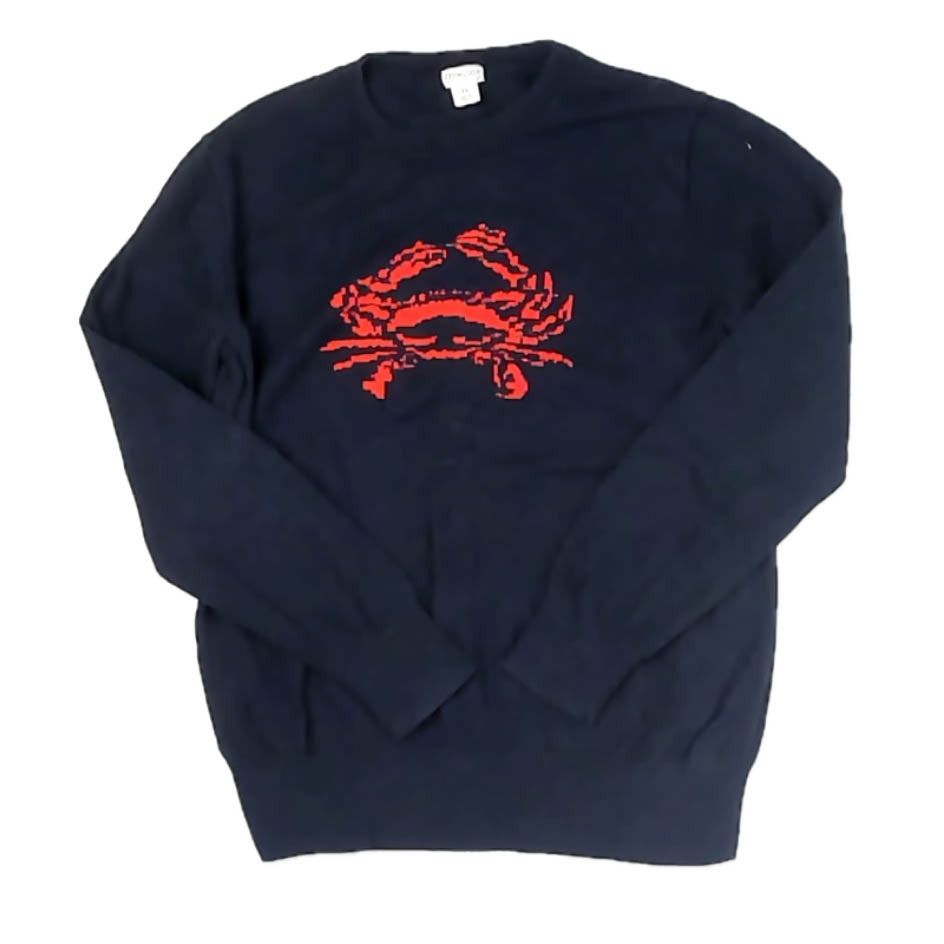 Crewcuts Boys Navy Crab Sweater Size: 12 Years Navy Crab