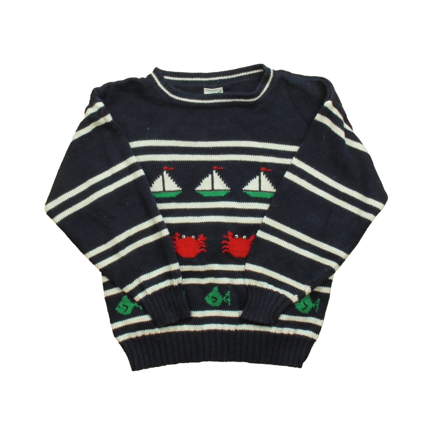Glorimont Girls Navy Crabs Sweater Size: 6 Years Navy Crabs