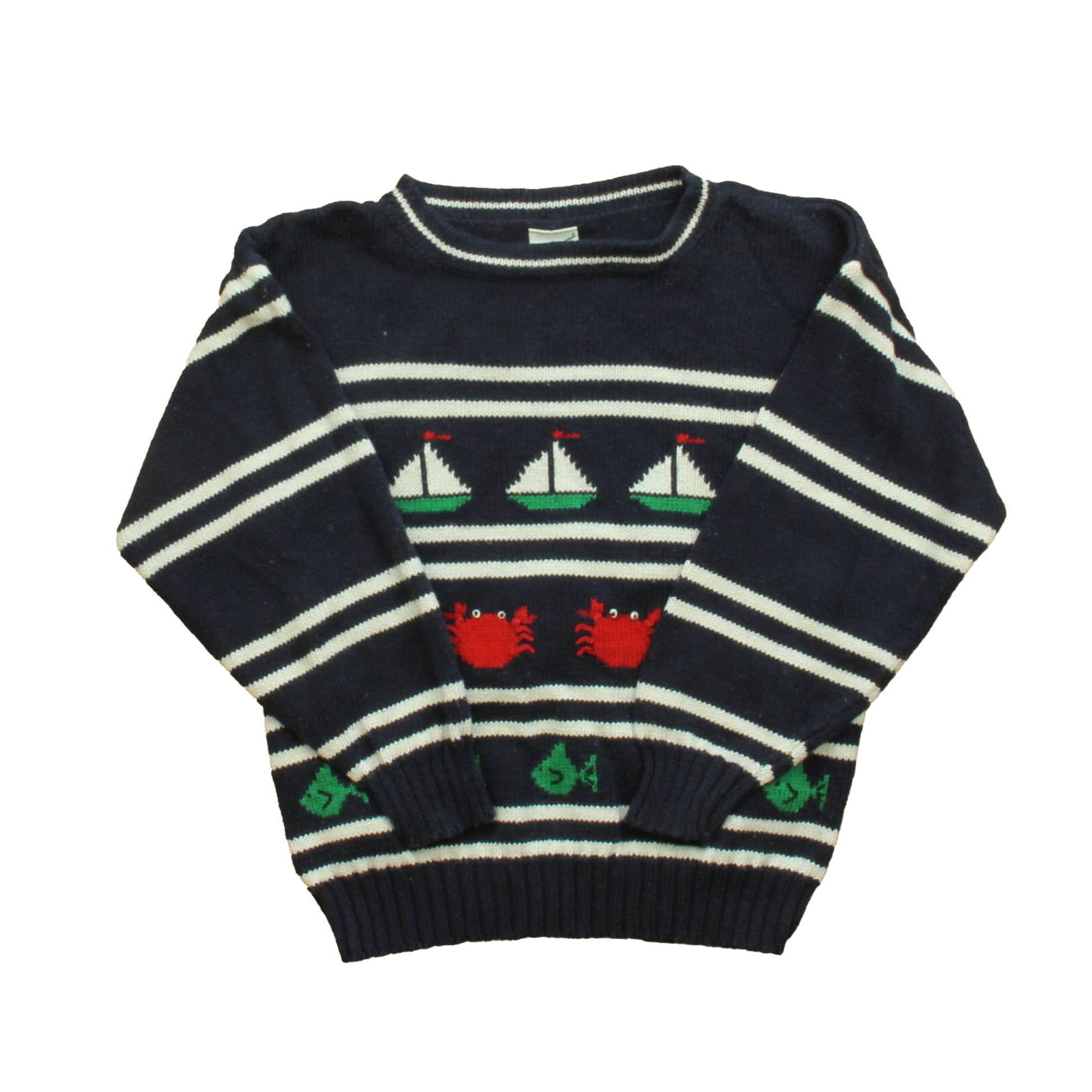 Glorimont Girls Navy Crabs Sweater Size: 6 Years Navy Crabs