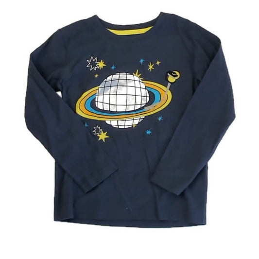 Tea Collection Boys Navy Disco DJ Long Sleeve T-Shirt Size: 5T Navy Disco DJ