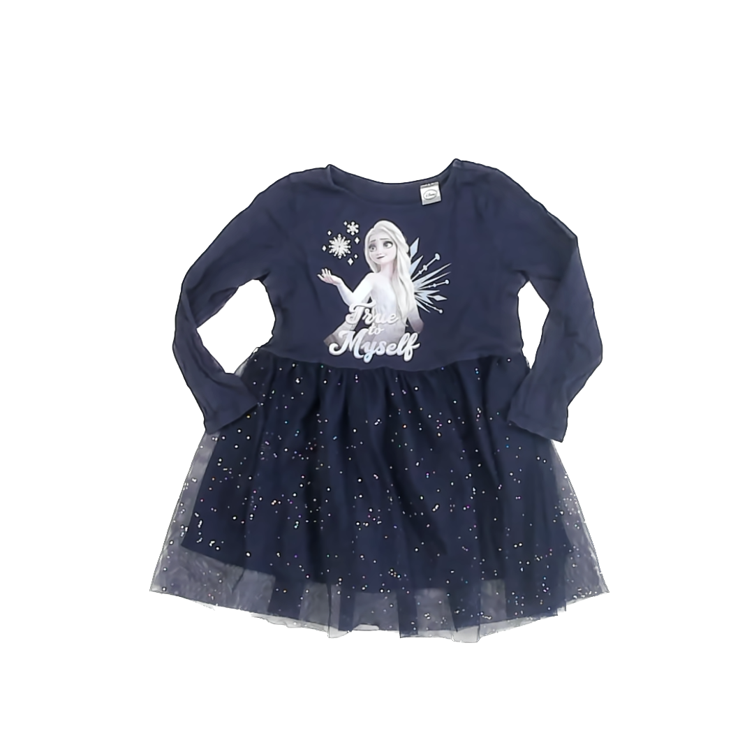 H&M Girls Navy Disney Dress Size: 3-4T Navy Disney