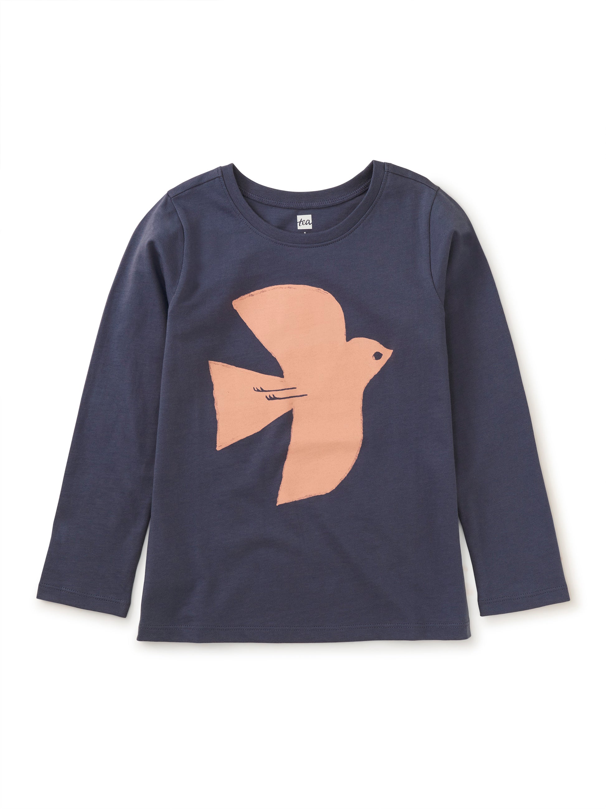Tea Collection Boys Navy Dove T-Shirt Size: 12 Years Navy Dove
