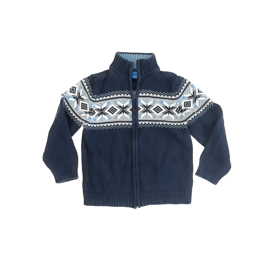 Greendog Boys Navy Fair Isle Sweater Size: 6 Years Navy Fair Isle