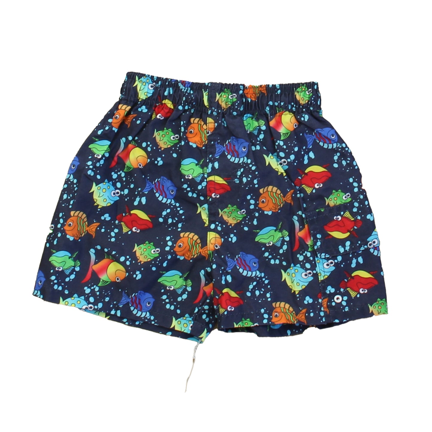 Mick Mack Boys Navy Fish Trunks Size: 18 Months Navy Fish