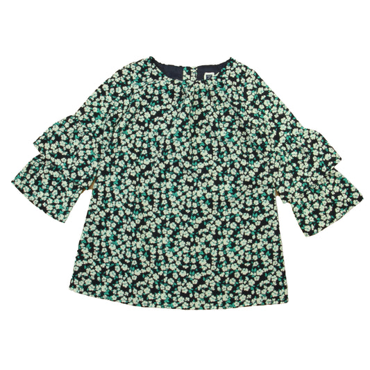 Janie & Jack Girls Navy Floral Dress Size: 2T