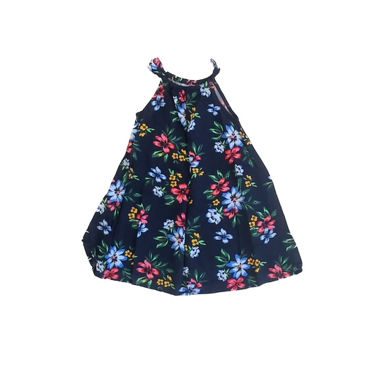 Old Navy Girls Navy Floral Sun Dress Size: 3T Navy Floral