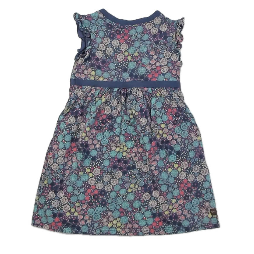 Tea Collection Girls Navy Floral Dress Size: 5T Navy Floral